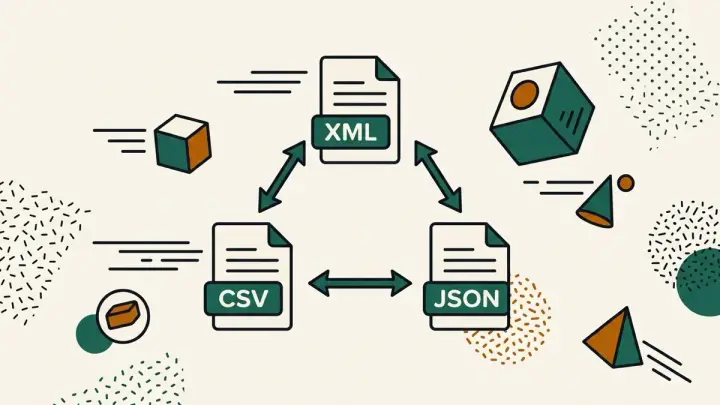 Why do "CSV to XML/JSON" converters only go one direction?