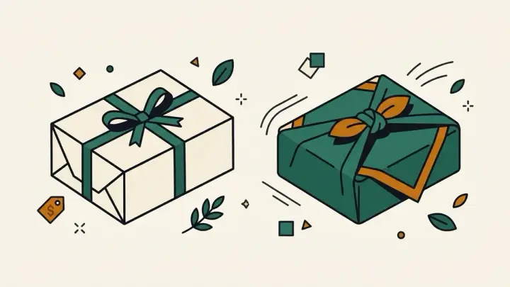 Gift Wrap Cost & Sustainability Calculator