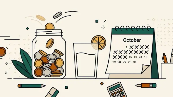 Sober October Savings Calculator